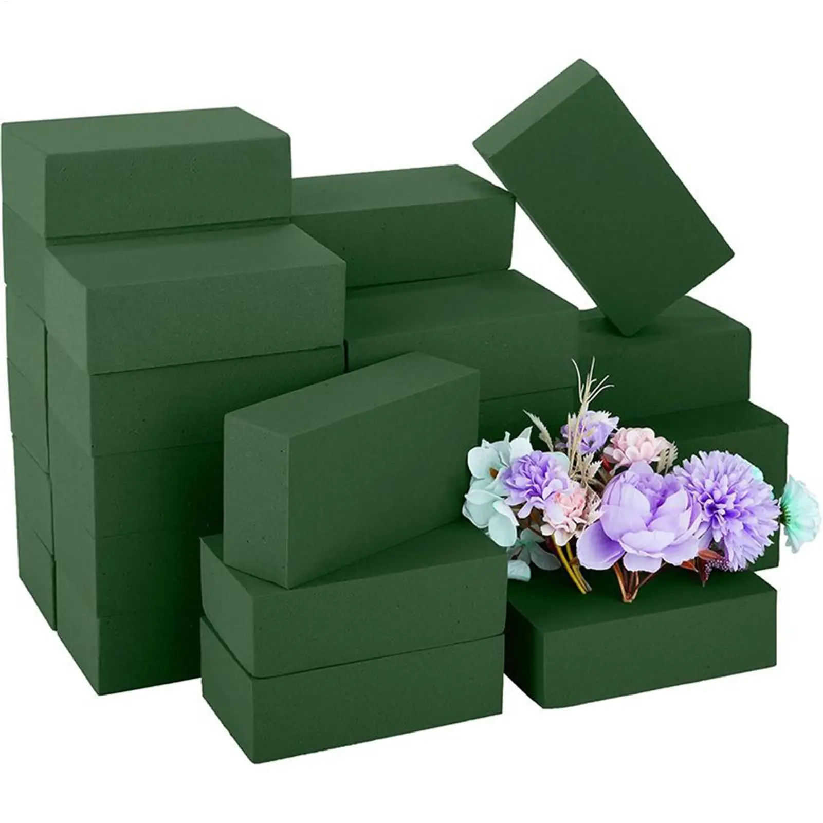 23x11cm Frische Blumenschaumblöcke für Hochzeits- und Partydekoration Styropor-Ziegel Blumengrundierung Heim- und Gartenzubehör – Detail 5