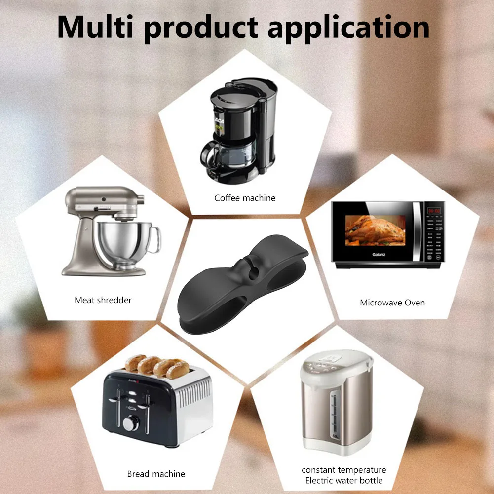 Electrical Appliances Wire Clamps Self-adhesive Rubber Charging Cable Holder Practical USB Wire Tidy Clip for Household 4/9PCS cable clamp