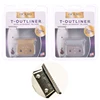Replacement Steel and Plastic Blade Set T-Outliner Blade Replacement for ANDIS GTX Detail Trimmer for Electric Hair Clipper 1