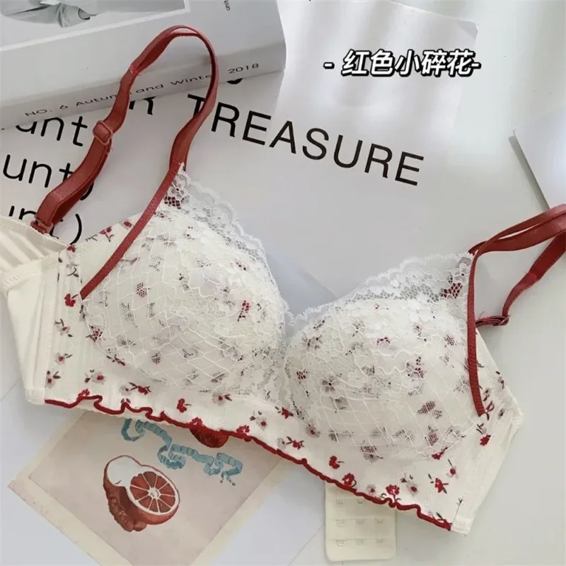 

Новый небольшой свежий женский бюстгальтер без косточек маленький бюстгальтер пуш-ап красивый сексуальный бюстгальтер для коррекции груди