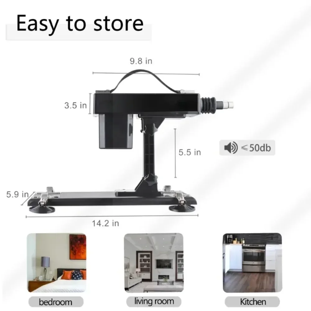 Stroke Automatic Telescopic Sex Machine DIY Female Sex Toy 3XLR Masturbation Machine for Men and Women 0-500rpm