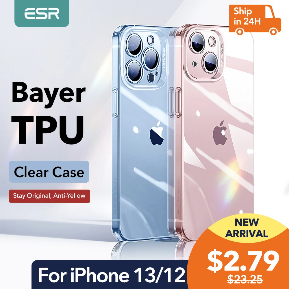 Esr For Iphone 13 Pro Max Clear Case For Iphone 13 12 Pro Mini Full Lens Case For Iphone 13 Tpu Silicone Back Cover Transparent Mobile Phone Cases Covers Aliexpress