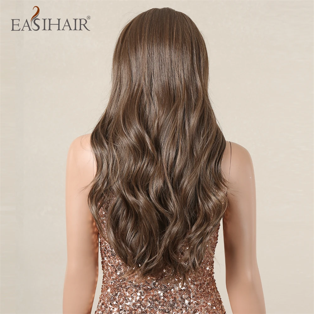 Parrucche sintetiche con fascia per capelli, lunghe, ondulate, color cenere, per donne, resistenti al calore, per feste di cosplay giornaliere_voghion.com