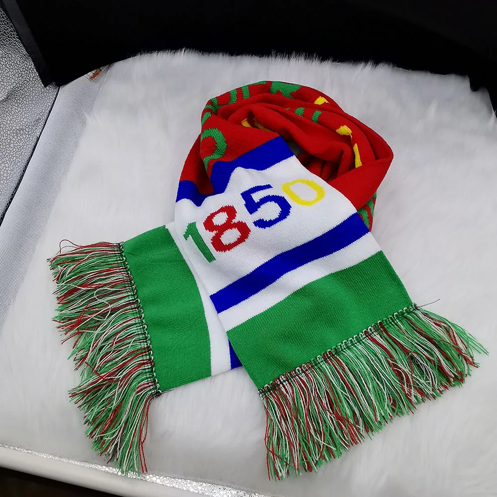 Greek Red Blue Green ORDER OF THE ESATERN STAR 1850 Warm Beanies Scarf Pompoms Winter Hats