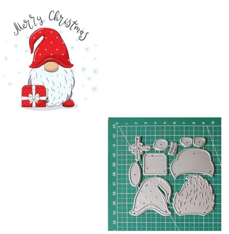 Christmas Decoration Metal Cutting Dies New Arrival 2022 Santa Claus
