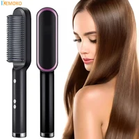 Electric Hair Straightener 5 Gear Negative Ions Hot Comb Do Not Hurt Hair Temperature Thermostatic Heating Hair Brush Hairstyle 1