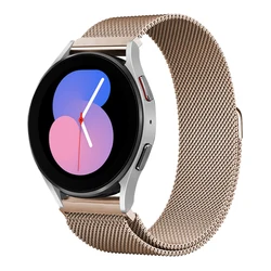 Milanese Loop Strap with Magnetic Buckle - 22mm (Rose gold)