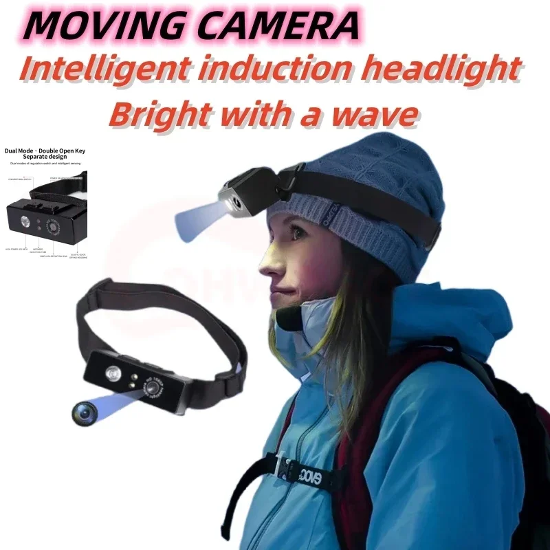 Mini Camera First Perspective Moving Camcorder Built Battery Action Cam Wave Hand Induction Video Recorder 1080P Small Bodycam 2