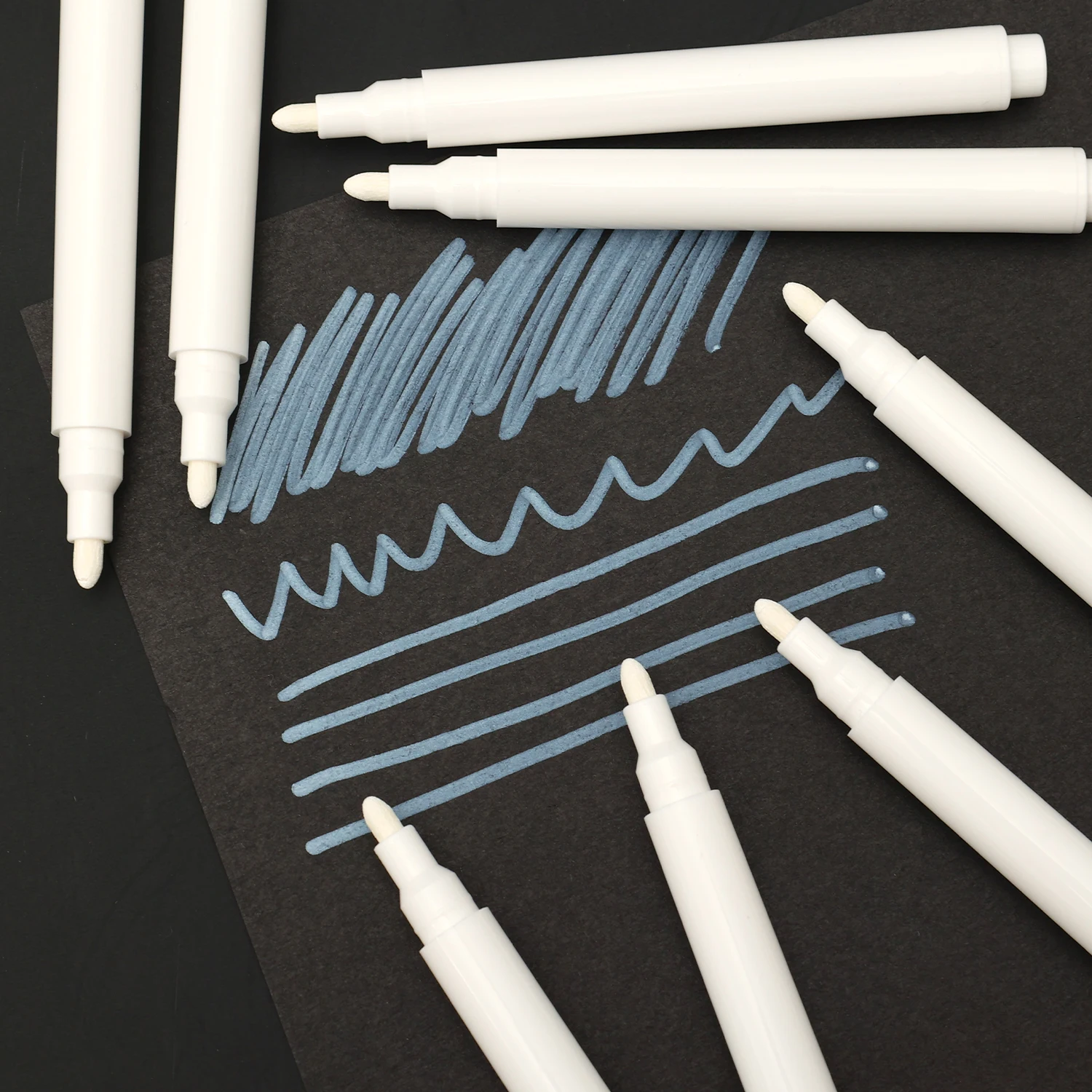 Erasable White Liquid Chalk Pen Marker Glass Windows Blackboard Stickers Liquid Ink Pen Used on Chalkboard Window White Pen