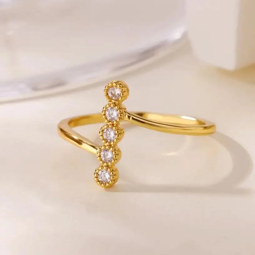 Vertical Ring Stainless Steel for Women