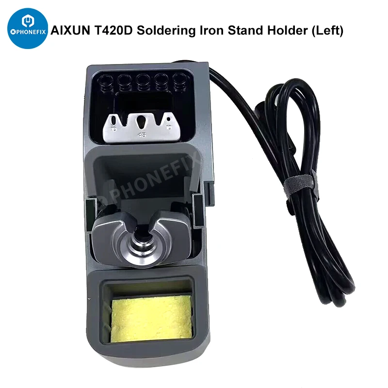 AIXUN T420D Soldering Iron Stand Soldering Holder C115 C210 C245 Handle Iron Tips For Phone BGA PCB Chips Soldering Repair Tools