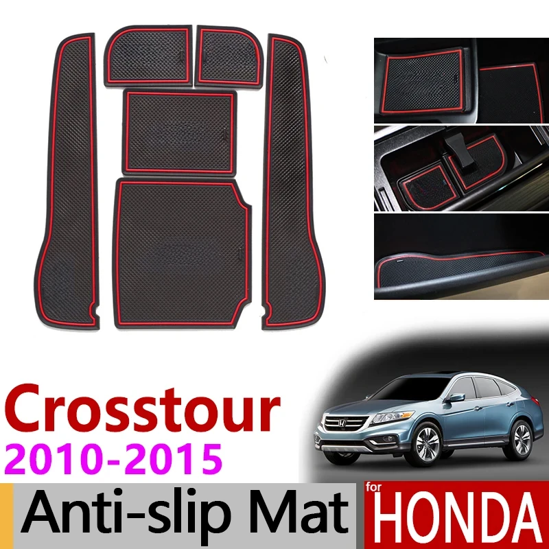 

Противоскользящие резиновые подставки под ворота для Honda Crosstour 2010 2011 2012 2013 2014 2015 аксессуары Автомобильные наклейки 6 шт.