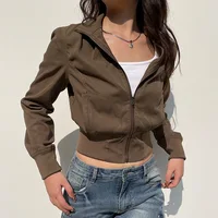 American retro industrial style line segmentation pocket flight staff jacket, versatile autumn and winter explosive jacket - Image 4