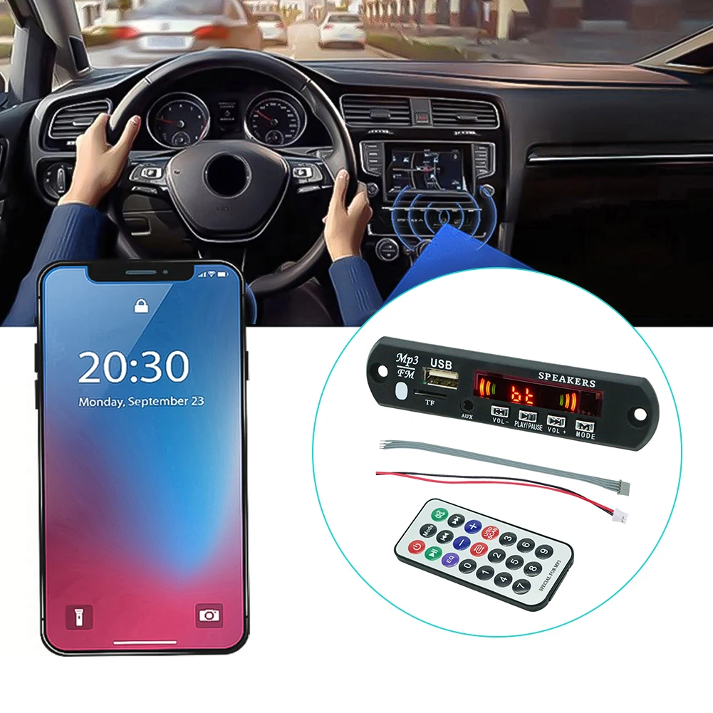   MP3 ÷̾ , USB TF FM ,  ȣȯ 5.0   ÷̾ , ս , 5 V, 12V