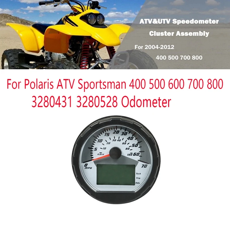 

For Polaris ATV Sportsman 400 500 600 700 800 New Speedometer Gauge Cluster 3280528 Odometer Trip Fuel Gauge 3280431 Replacement