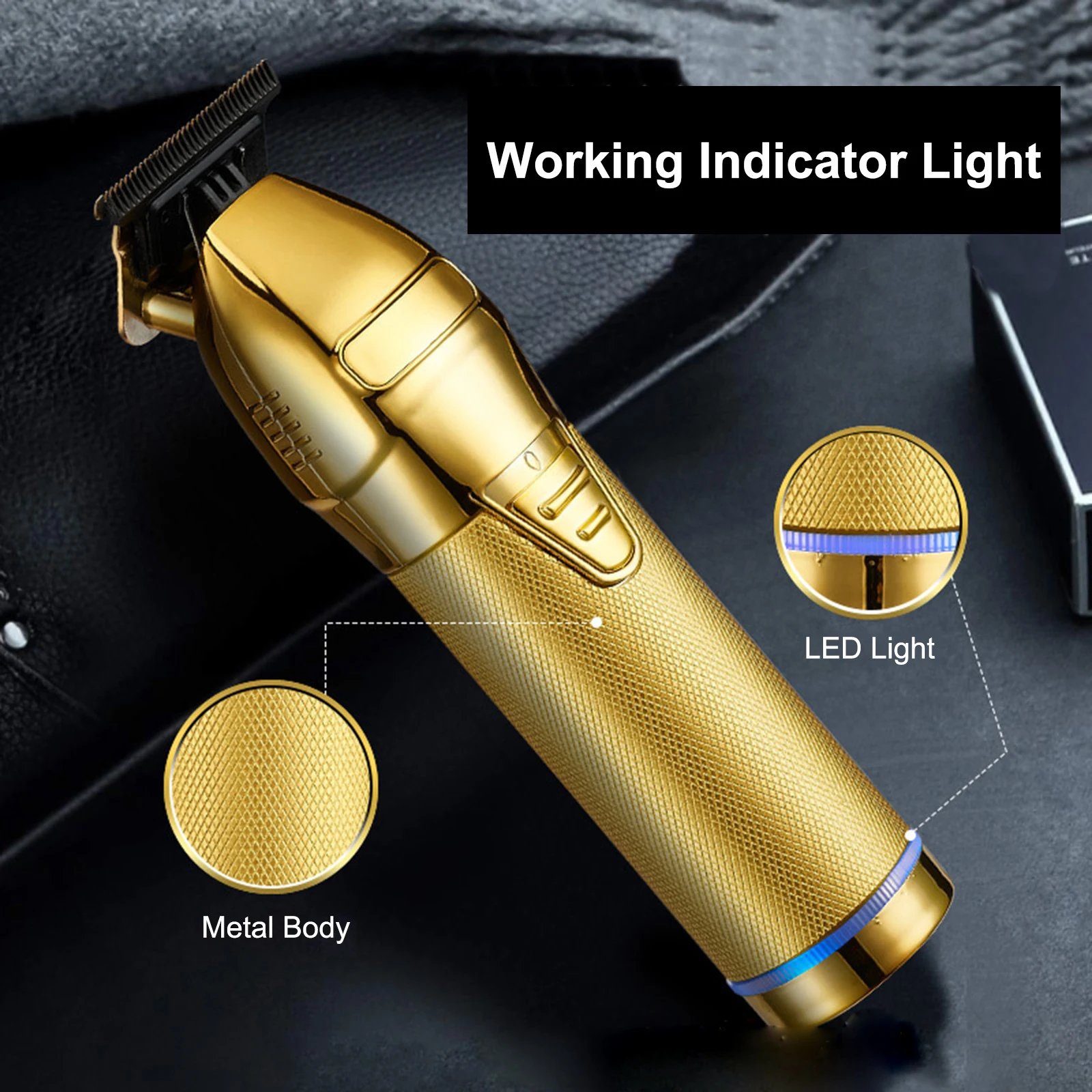 Professional Hair Trimmer Rechargeable Hair Clipper For Men Barber Cordless Cutting T Machine Styling Beard Trimmer
