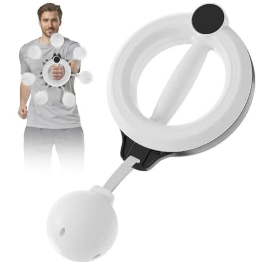 Inner Thigh Exerciser for Women, Adjustable Pelvic Floor Muscle Exercise Devices, Arm Workout for Men and Women, 360° Hand-Crank