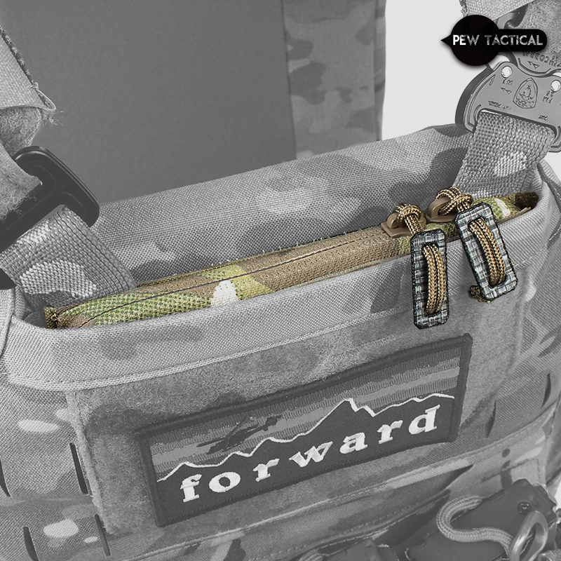 Tactical Hunting Vest Chest Zipper Cover TEGRIS Puller FCPC V5 Special Matching Camo Zipper Cover