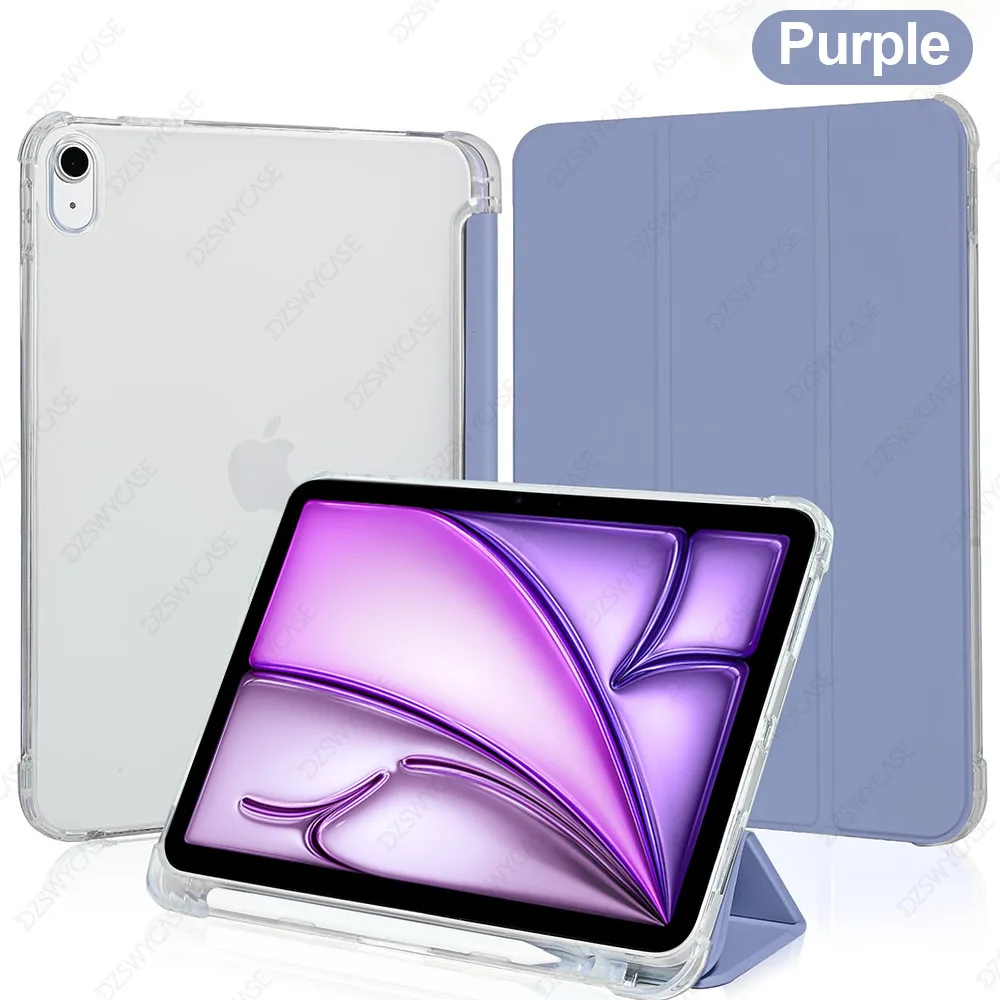Slim Translucent TPU Back Case with Pen Holder