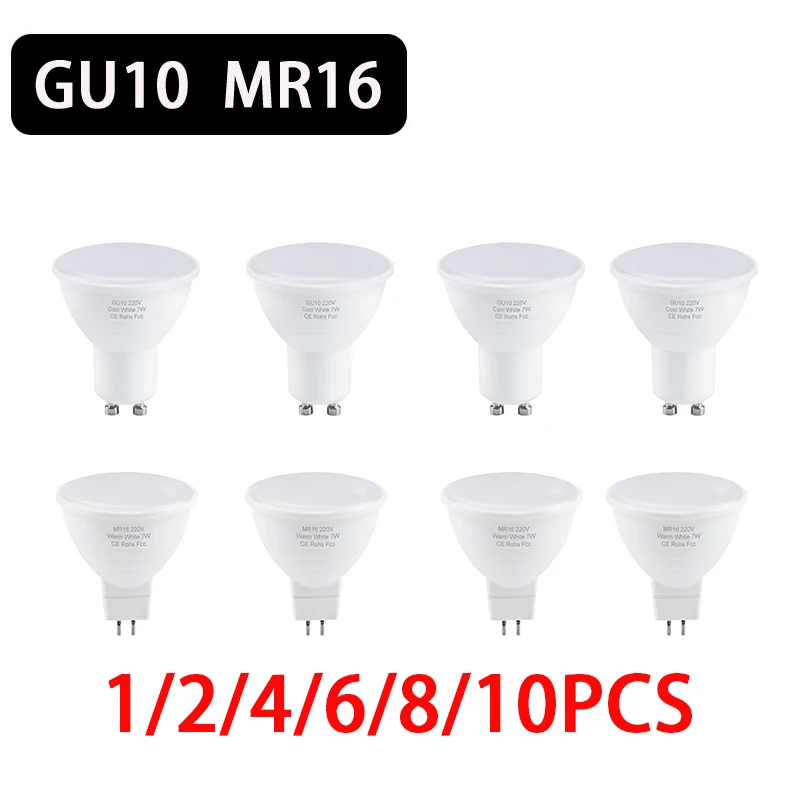 Led Light Gu10 Light Light | Led Light Bulbs 220v Gu10 | Led Spot Lamp 220v  Gu 10 - Led Bulbs & Tubes - Aliexpress