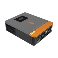 PowMr 4.2KW Inverseur domestique DC 24V vers 230VAC, onduleur hybride hors réseau 120A MPPT, charge solaire, PV max 500V, compatible avec batterie lithium BMS 5