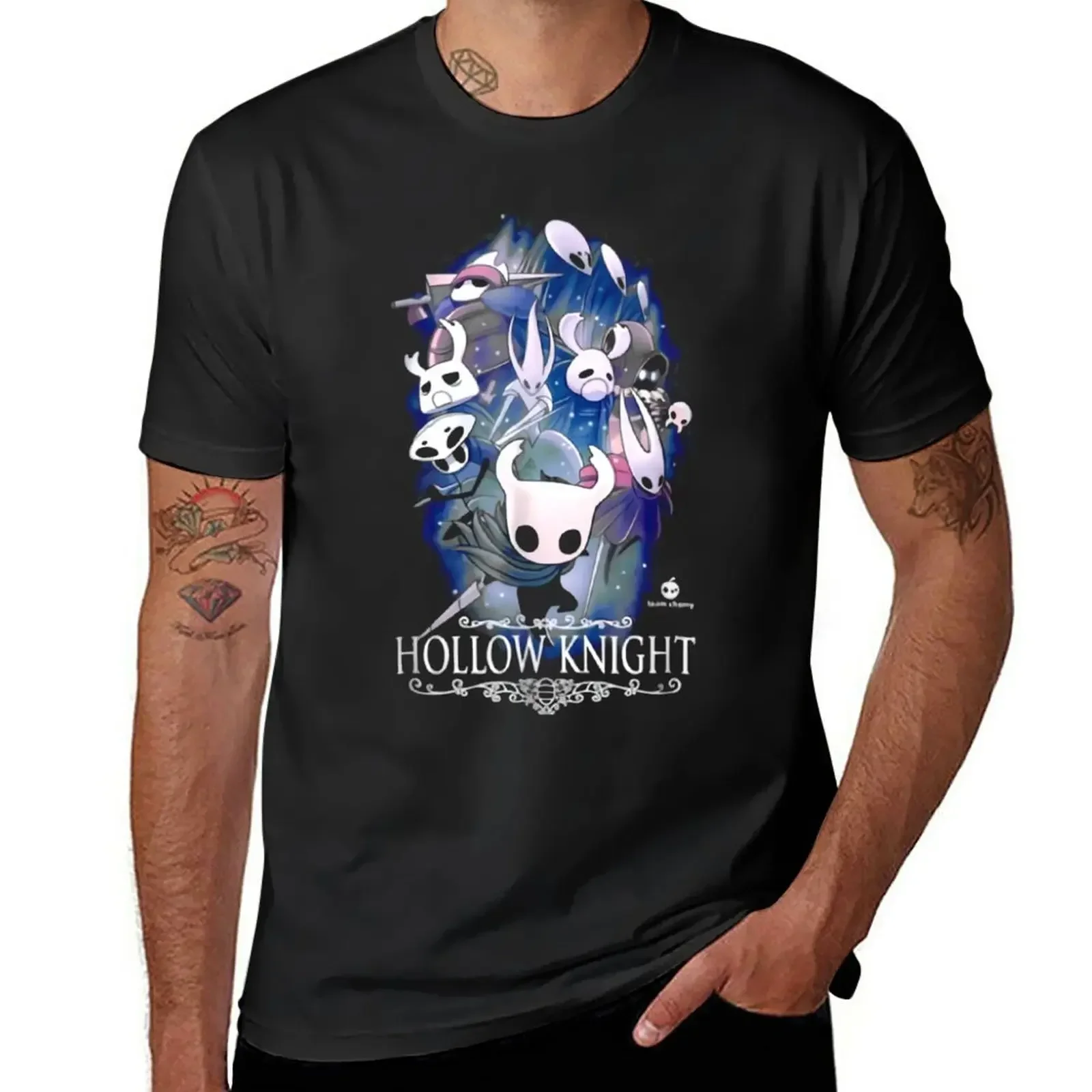 

Hollow Knight Merch Original Hollow Knight T-Shirt vintage clothes oversized korean fashion clothes for men