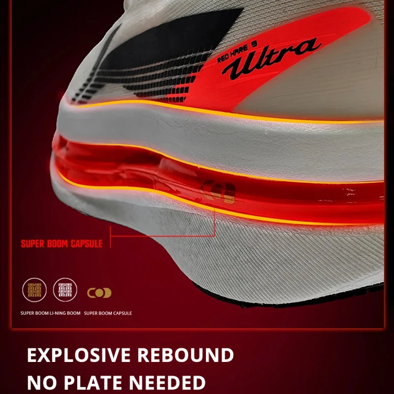 [Suguru Osako Style] Li-Ning Men's RED HARE 9 ULTRA Racing Running Shoes BOOM FIBER  Breathable Light LiNing Sneakers ARPW007