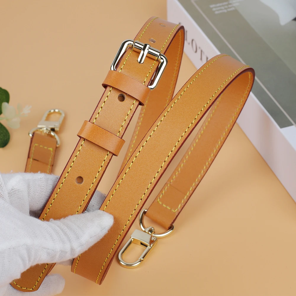 High Quality Genuine Leather Bag Strap Handles Handbag Adjustable Shoulder Replacement Parts Belt for Women Bag Accessories