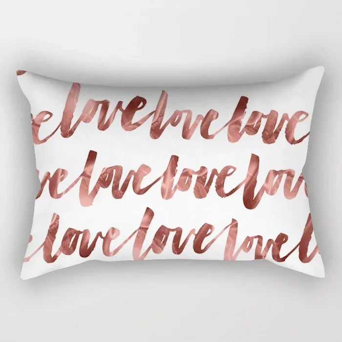Nordic Pink Simple Style Ins Style Pillow Cover 30x50cm 40x60cm/12x20in 16x24in Office Living Room Lumbar Cushion Cover 4