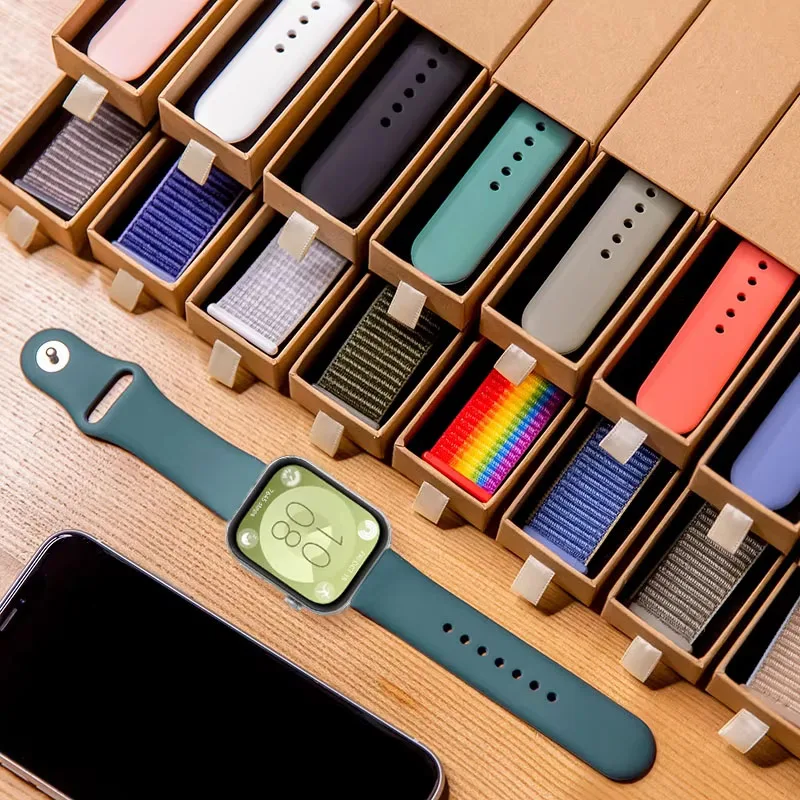 Silicone Band with Diamond-Accent Case for Smartwatch - Sporty Replacement Strap Accessory