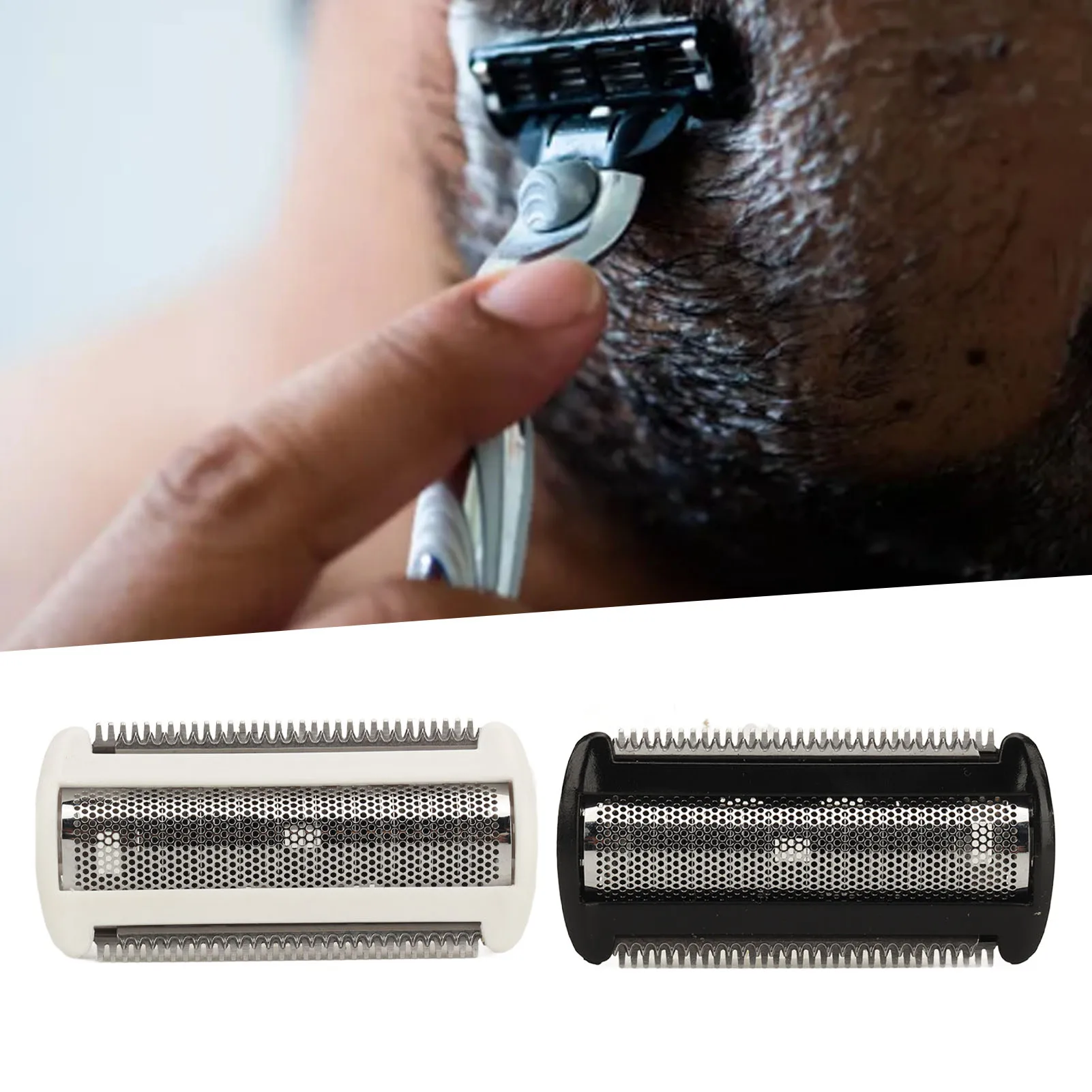 Head Foil Replacement Ergonomic Sturdy Dual Use Electric Trimmer Replacement Foil Head For BRL140 BRL130