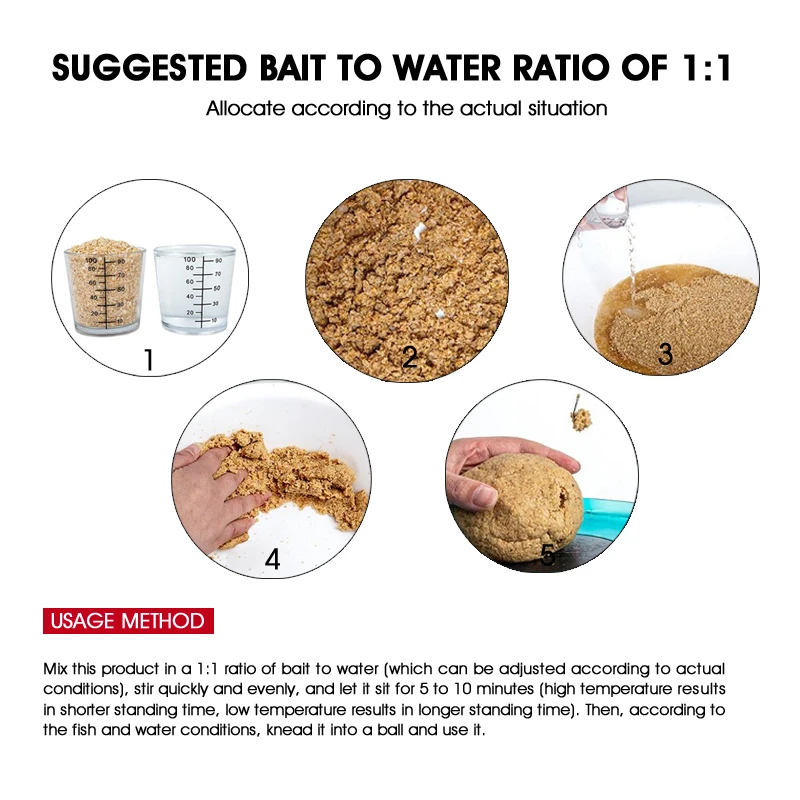 Fishing Bait Set Series 400g Tianyuan Fishing Bait Powder Outdoor Leisure Dough Lake Reservoir Pond Fish Special carp fishing bait