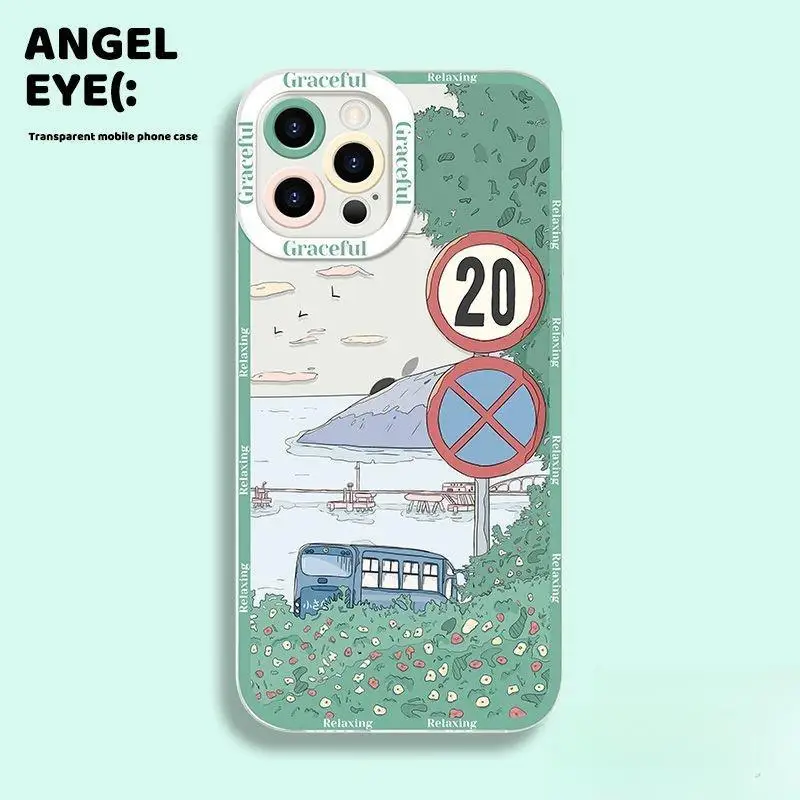 Anime Landscape Phone Case – Stylish Japanese Art Design Cover