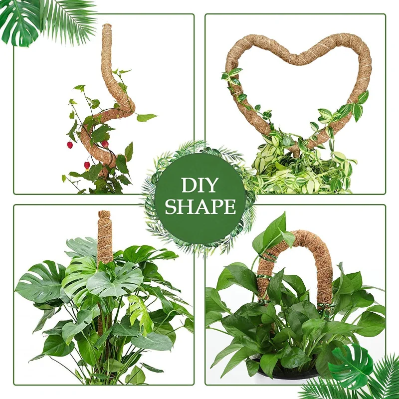 Plant Support Climbing Stakes Bendable Extension for Indoor Green Dill Vine Climbing Plant Garden Access 2
