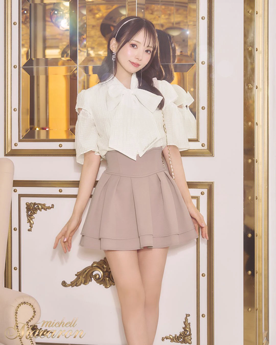 Popular Macaron Skirt Japanese Mine Series Spring and Autumn Women's Sweet Skirt Culottes Solid Color High Waist Short Skirts