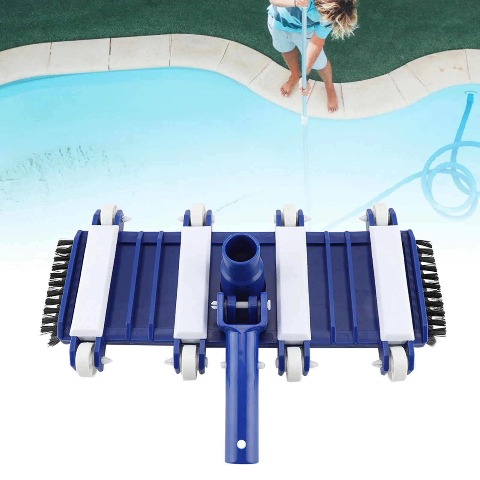 

Swimming Pool Vacuum Brush Heavy Duty Pool Vacuum Head Fish Pond Pool Cleaning Brushes