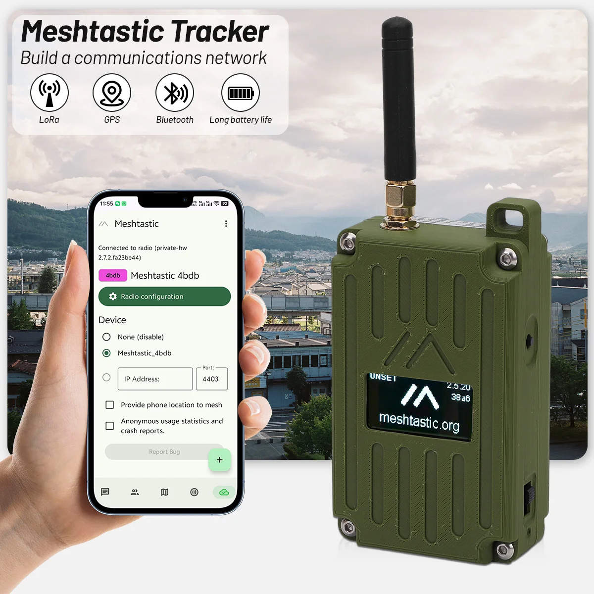 WisMesh Pocket V2 RAK4631 Meshtastic LoRa Mesh Network WisBlock RAK Meshtastic D