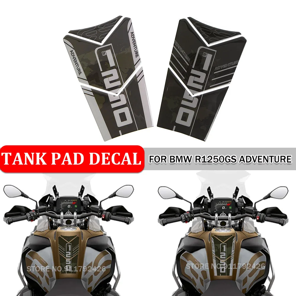 Motorcycle 3D Fuel Gas Tank Pad Guard Stickers For BMW R1250GS Adventure R1250 GS ADV Kalamata Exclusive 2023 Protection Decals
