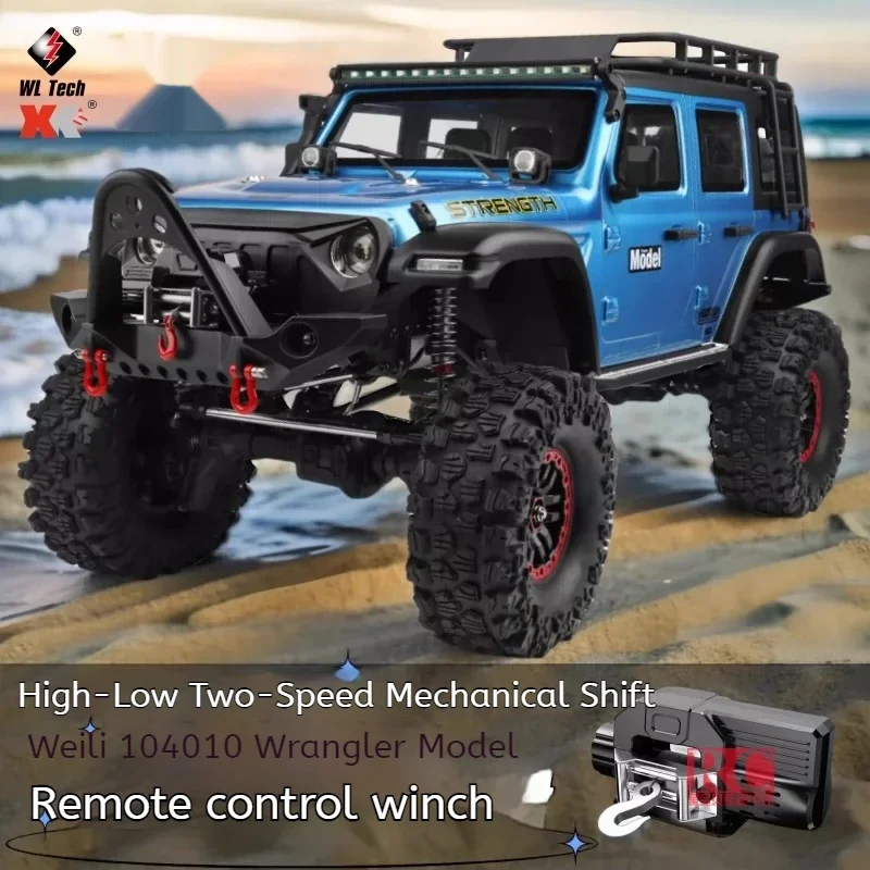 1/10 WLTOYS JEEP WRANGLER ルビコン RC クローラー ロッククローラー-1/10ジープラングラールビコン,ルーフホイール
