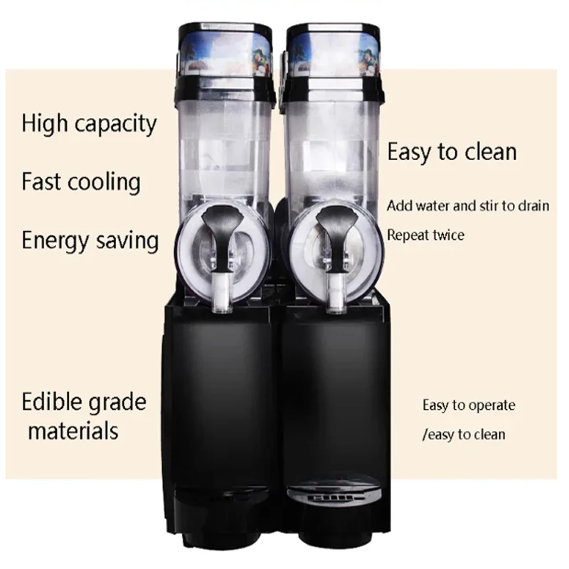 Slush Frozen Drink Machines Snow Melting Machine Price Ice Cream Machine Slush Maker 4