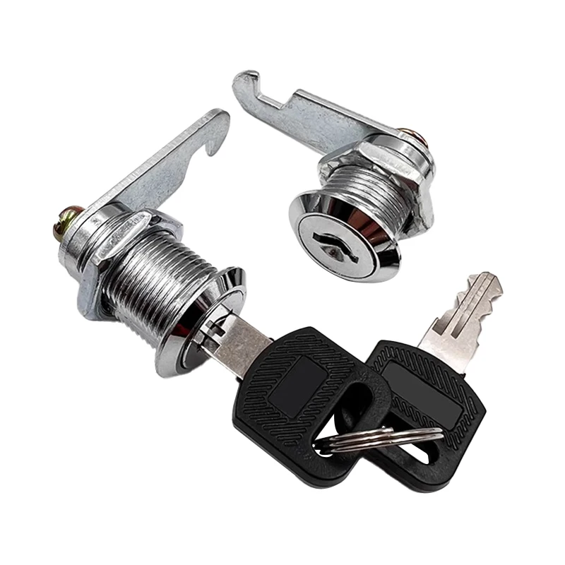 5 세트 보안 잠금 금속 실린더 캐비닛 로커 캠 잠금 키 보안 사서함 잠금 서랍 16mm/20MM/25MM/30MM