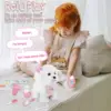 Interactive Stuffed Puppy Toys That Walk&Bark, Walking Dog Toy for Kids with Leash, Remote Control, Girls&Boys Aged 3+ GIFT 4