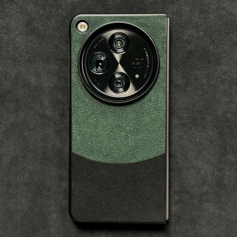 Redvag Per Oneplus Open Case Luxury Antiurto In Pelle Artificiale Supercar Suede Lens Protector Phone One Plus Custodie Aperte Cover