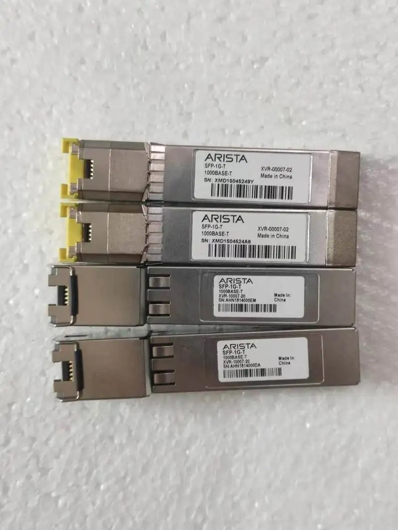 Gigabit Module Arista 1gb GBIC RJ45 XVR-00007-02 SFP-1G-T 1000BASE-T 1000 Mbit/s RJ45 Port Optical Fiber Module/1.25G Module calt 56mm rotary encoder module pd56 15mm hole hollow shaft optical encoder disk a b z three phase voltage output 1000 2048ppr