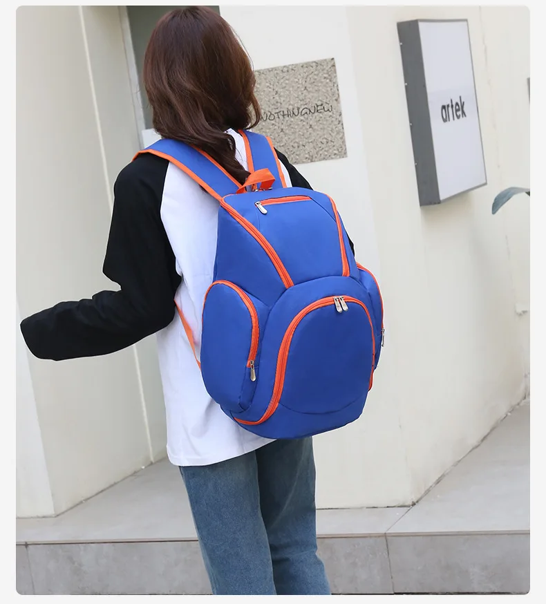Basketball Backpack Printing Photos Sports Training Football Bag Men's Bag Custom Logo Printing Name Pattern