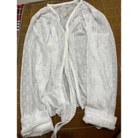 Woman T-shirt Summer Thin Bow Solid Color Short Thin Womens Cardigan Korean Fashion Casual Sun Protection 2023 Top Women Clothin - Image 5