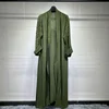 Abaya-Robe de Prière Rouge pour Femme Musulmane, Manches sulf, Kimono Ouvert, Kebaya, Dubaï, Vêtements de Luxe, 2024