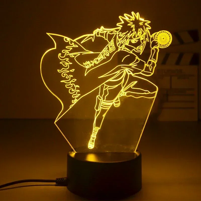 3D LED Night Light - Anime Naruto Characters Action Figure Collection