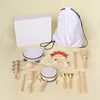 Orff Wooden Instrument Set for Children's Percussion Instrument Kindergarten Baby Music Early Learning Education Teaching Aids 1