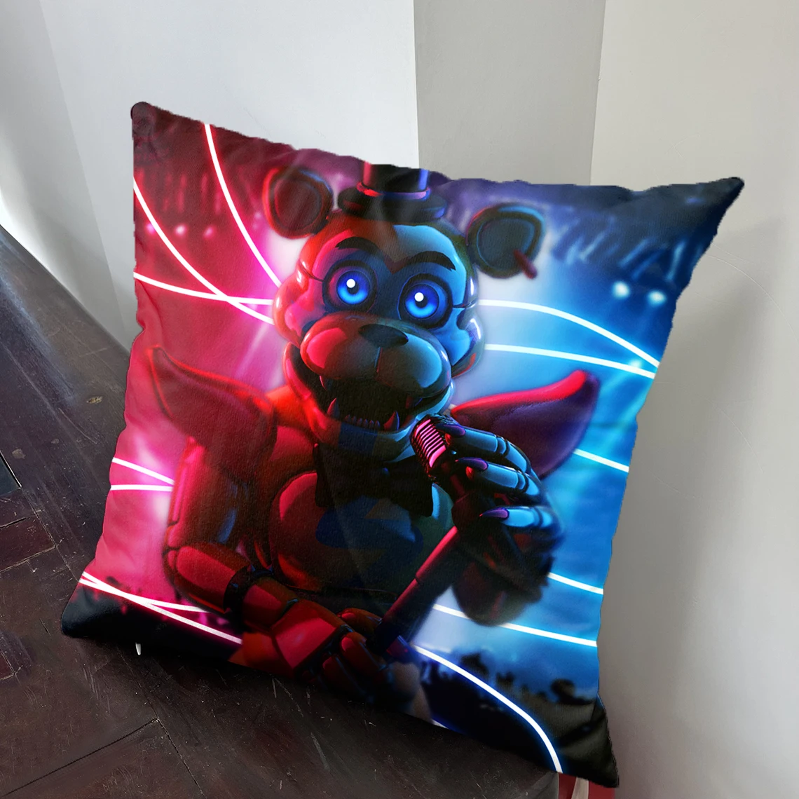 Five Nights At Federa Stampata 30X30 40X40 45X45 50X50 Fnaf Fazbear Bonnie Chica Foxy Animatronic Video Federa